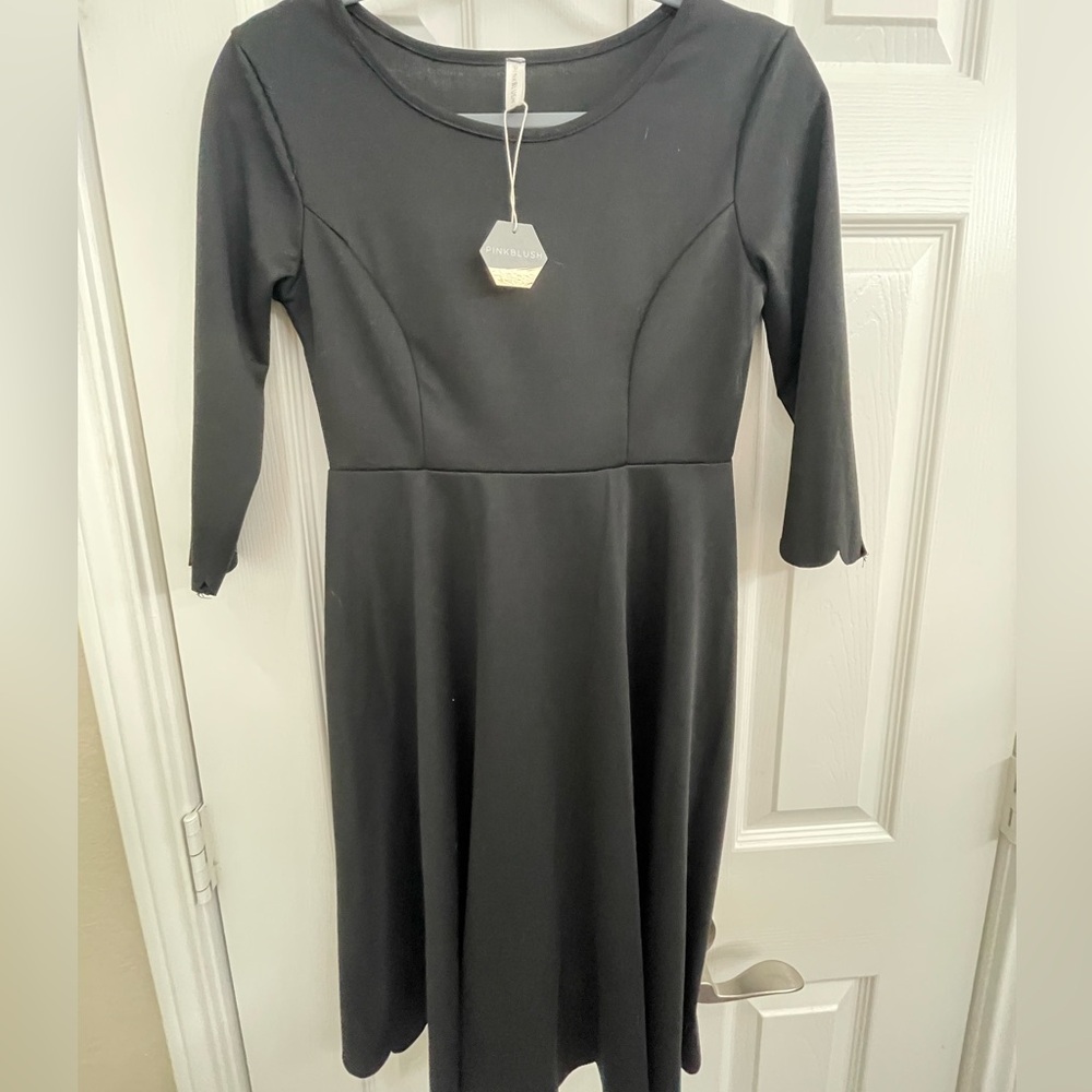 Pink Blush Fit and Flare Mini Dress
New with tags!
